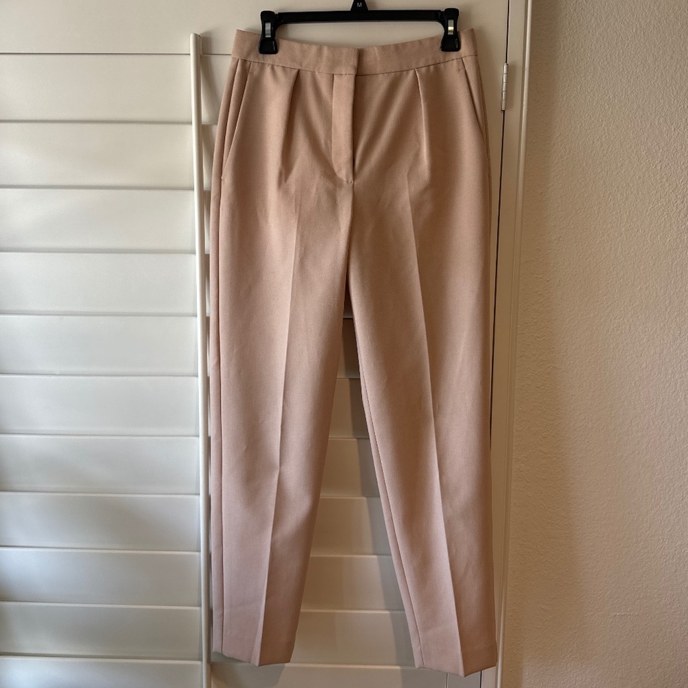 Theory Euc City Pants Prospective Light Pink High… - image 3